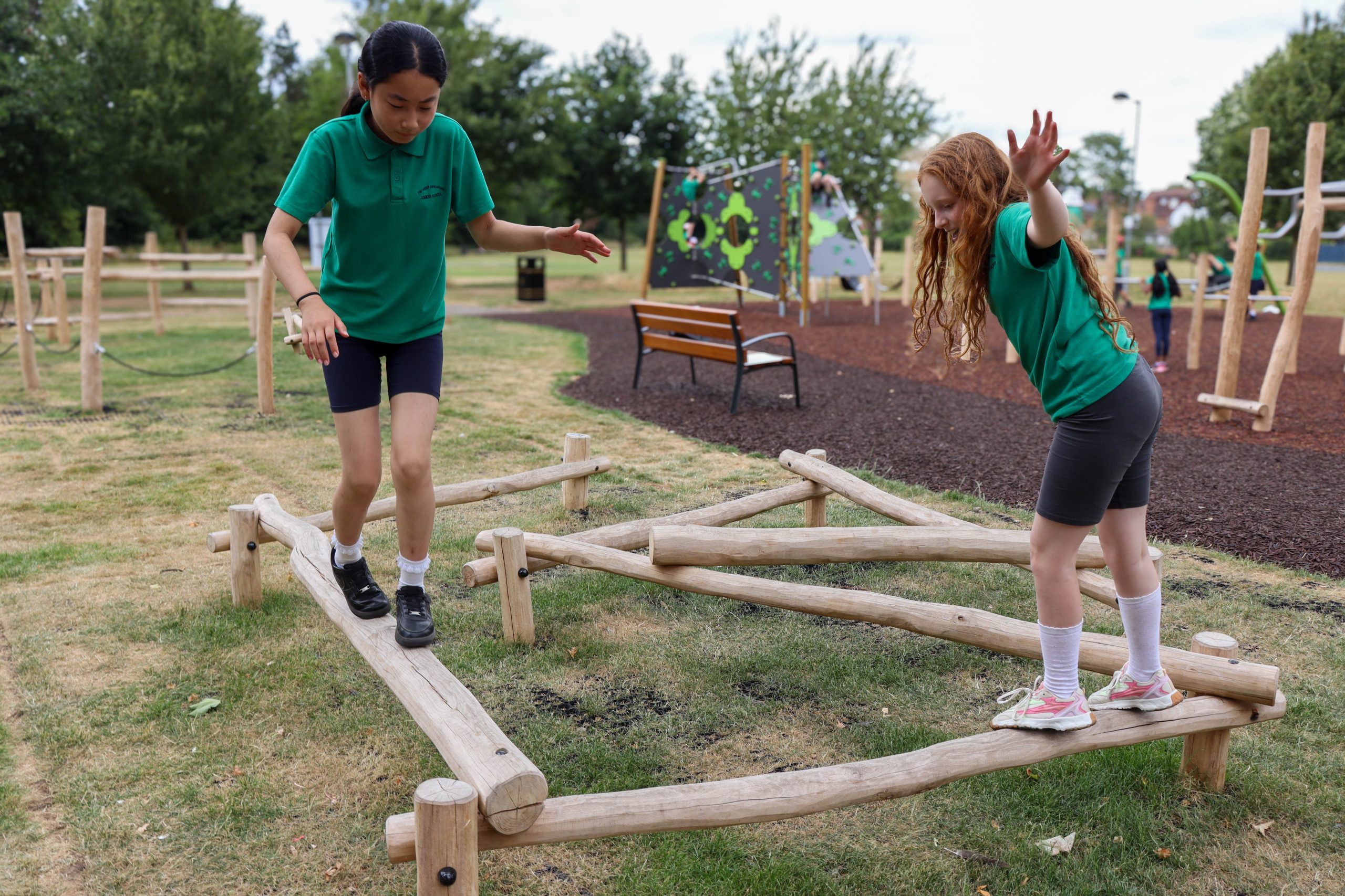 West Bridgford Junior School attended the reopening of Bridge Field Teen Park in West Bridgford scaled