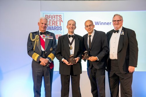 Rushcliffe: 80th anniversary of Victory Over Japan Day rbc armed forces champion cllr jonathan wheeler third right and cllr richard butler second left collected the award on behalf of the council
