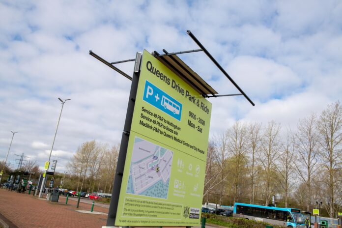 Queens Drive Park and Ride - April 2023