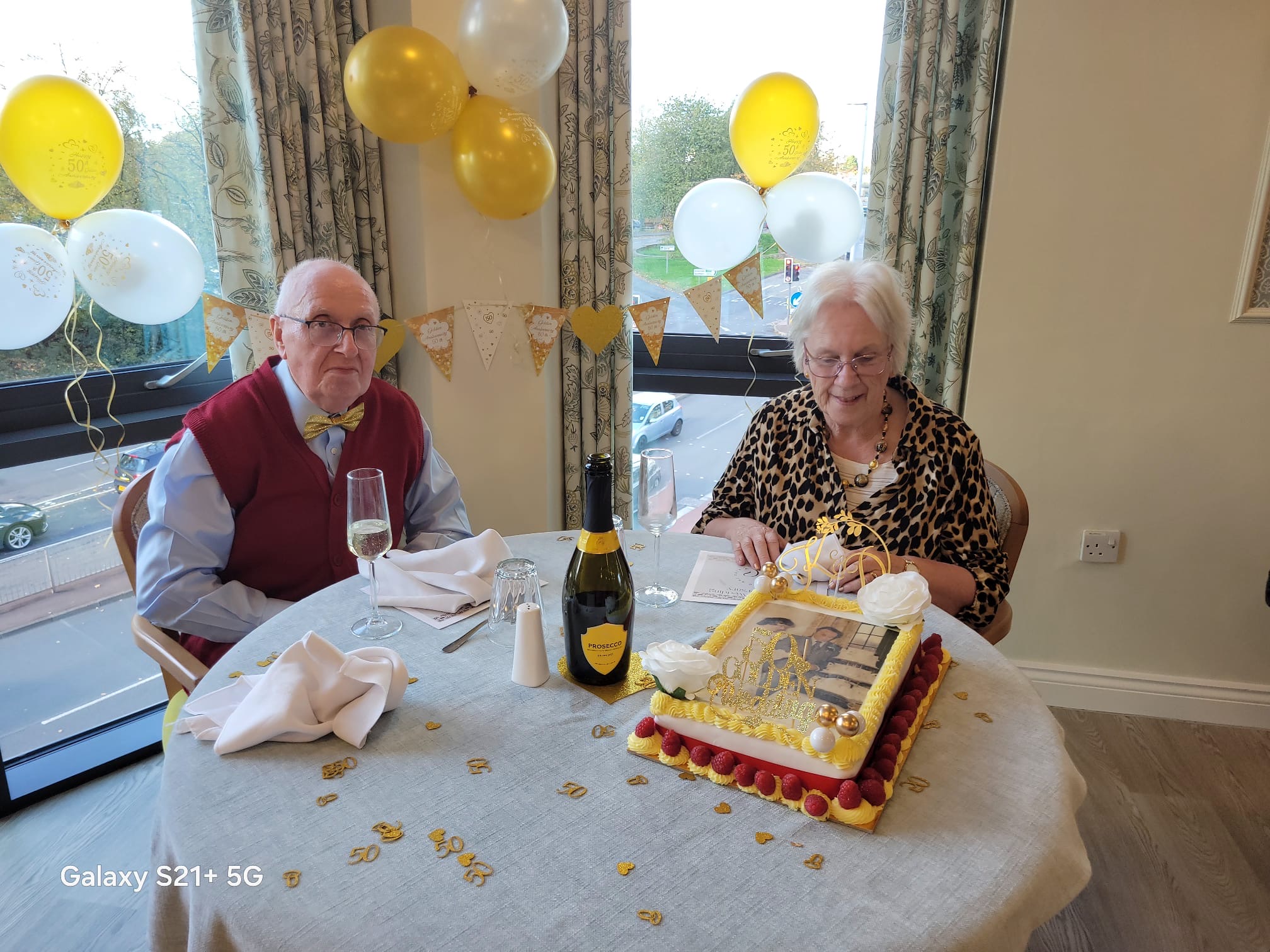 West Bridgford couple celebrate Golden Wedding at care home Kath and David Trent bridge care home 2
