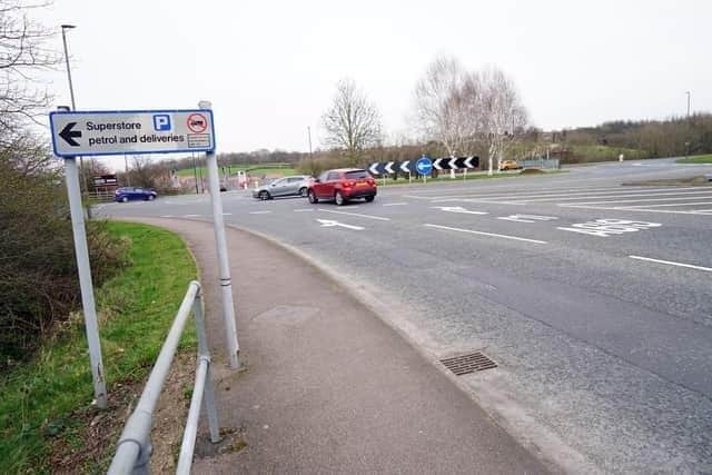 The new bypass between Chesterfield and Staveley, which will begin here at the Sainsbury's roundabout, has been welcomed by residents and councillors.