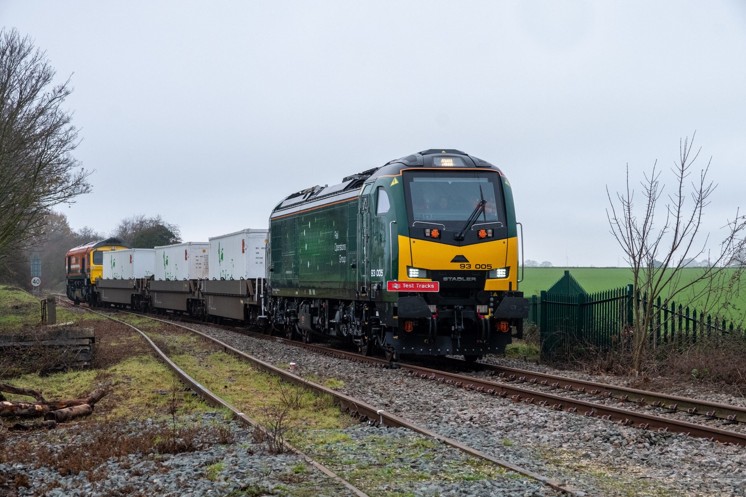 First hydrogen delivery by rail pic credit Chris Milner scaled