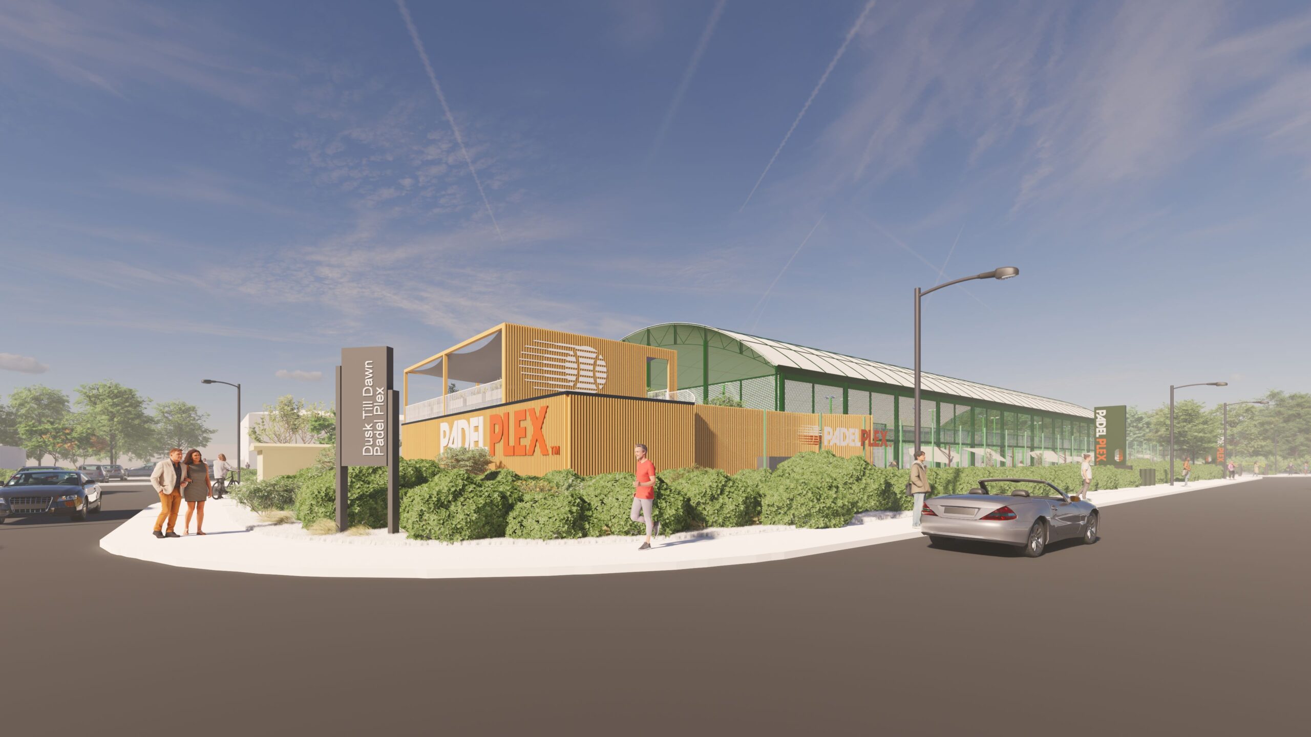 £1 million padel tennis centre planned for land near Showcase Cinema Padelplex road view scaled