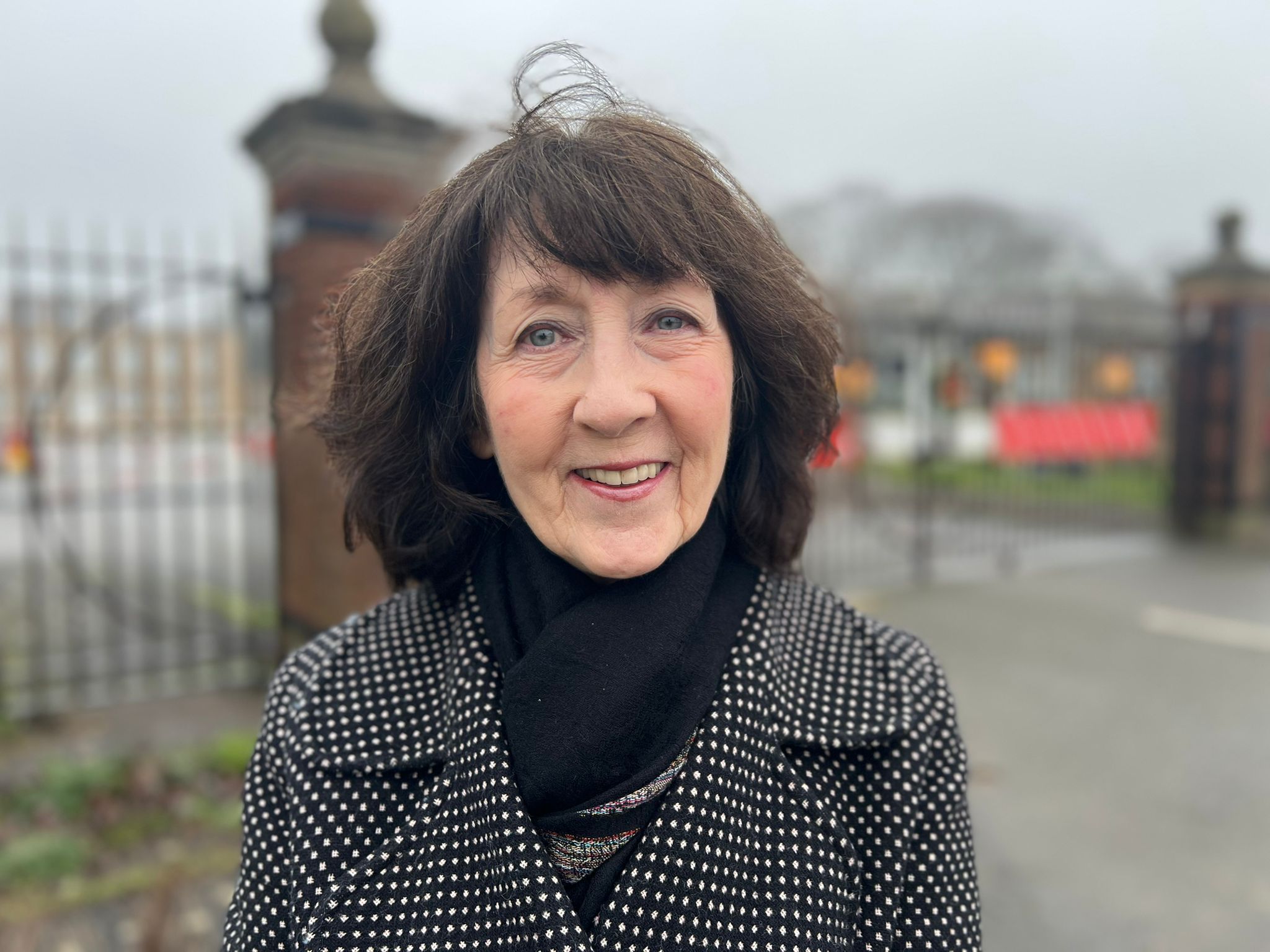 Cllr Brockway outside of former RAF Scampton