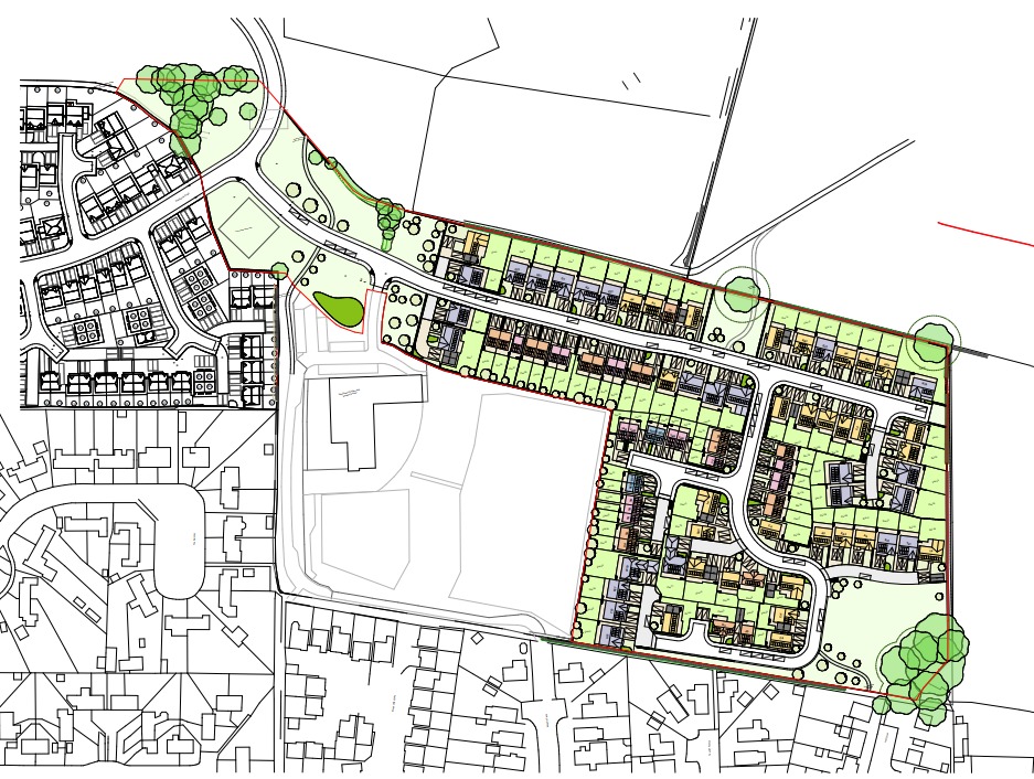 The site in Moor Lane