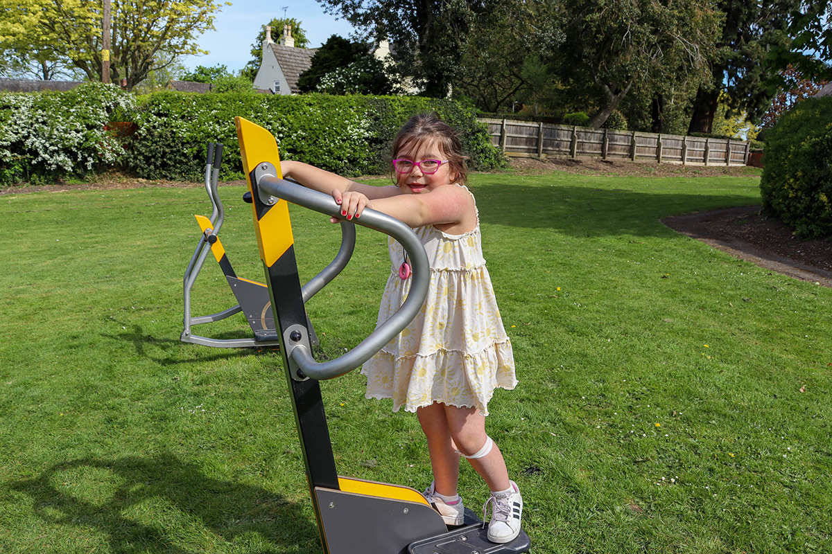 Local residents can now use free gym equipment at Shelford Play Area