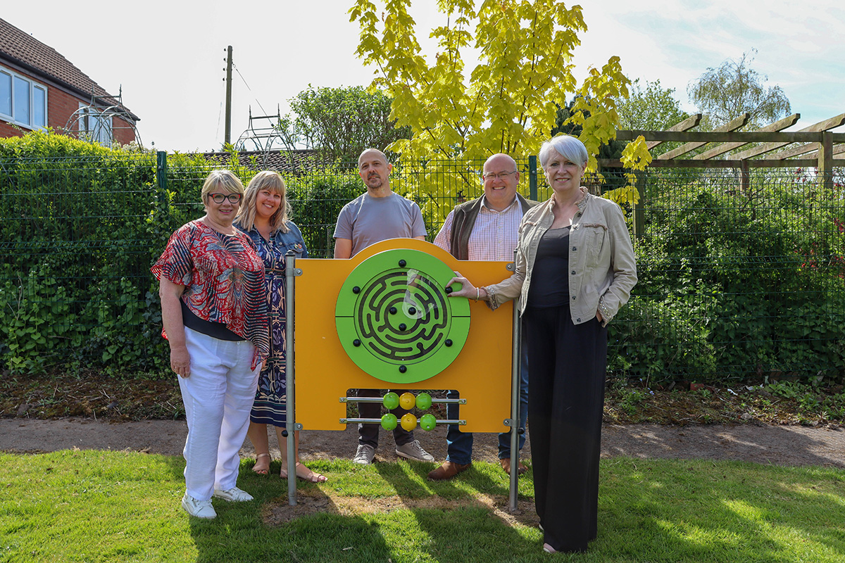 Shelford play area has welcomed new accessible play equipment