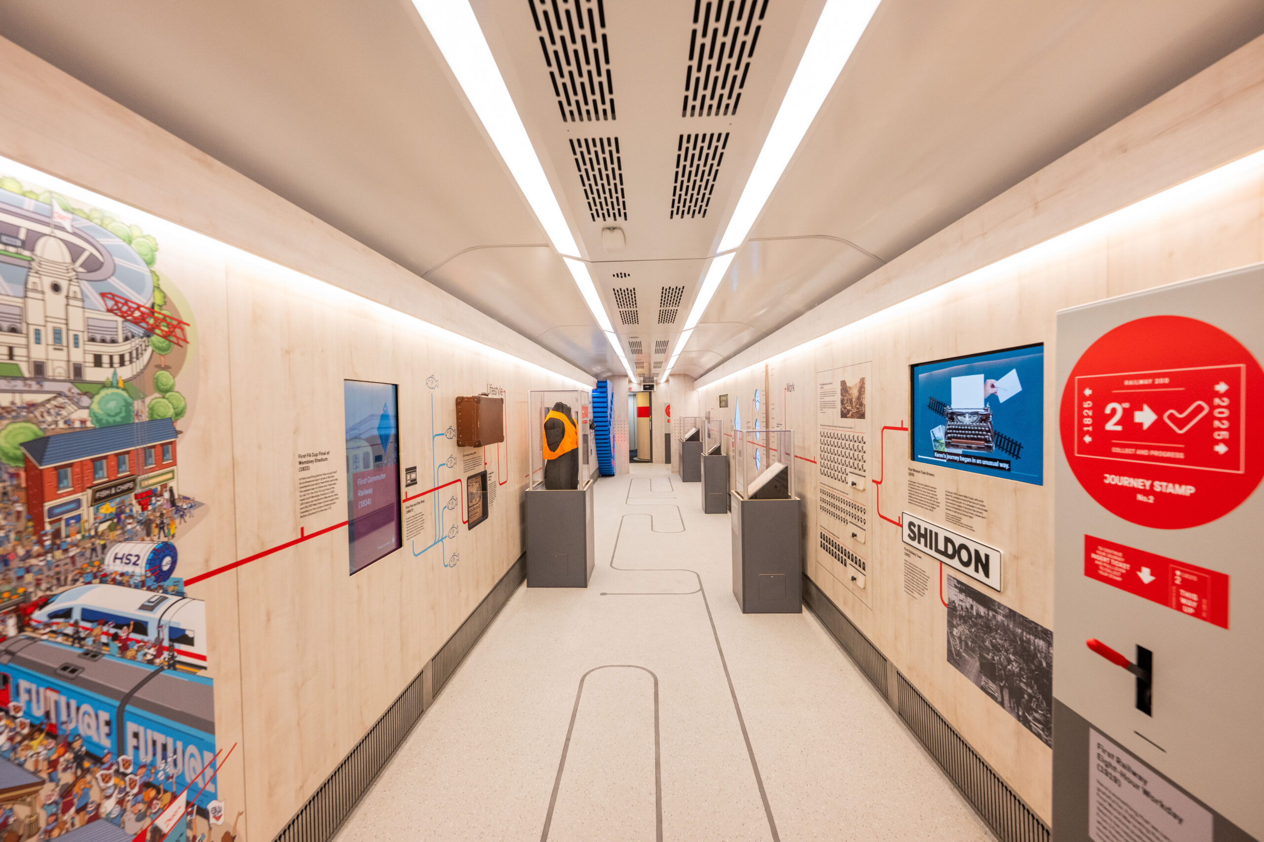 The touring exhibition train Credit Jack Boskett Railway 200 scaled