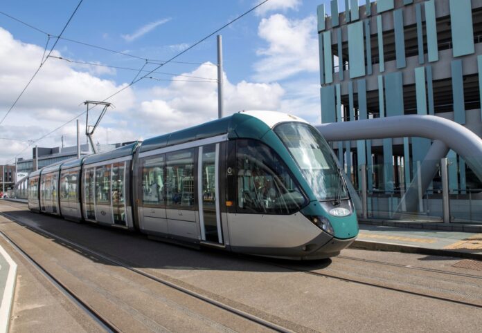 tram station