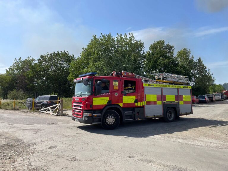 Langar Industrial Estate fire under control as 12 fire engines remain at scene