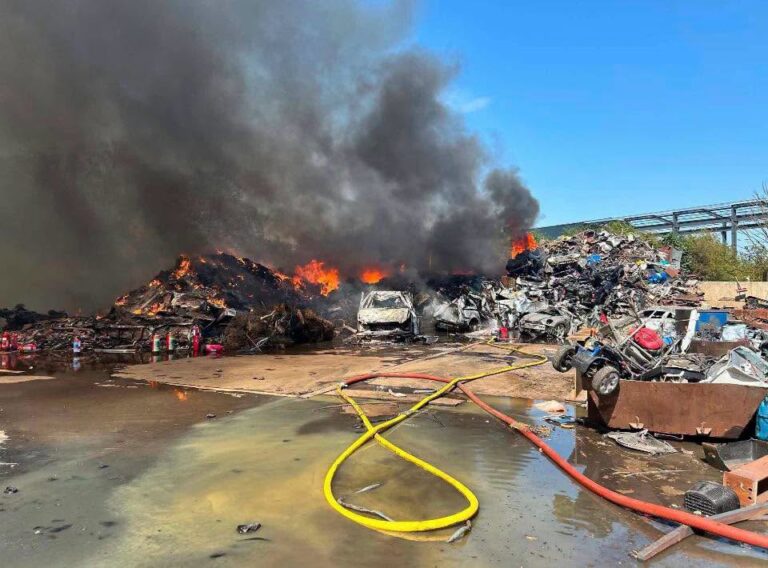 Firefighters remain at scene of Langar blaze