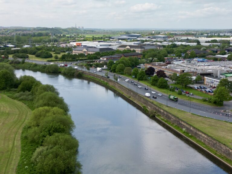 Police search River Trent after man seen entering water