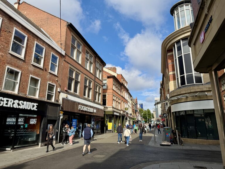 Two teenagers arrested and machete recovered after incident at JD Sports in Clumber Street