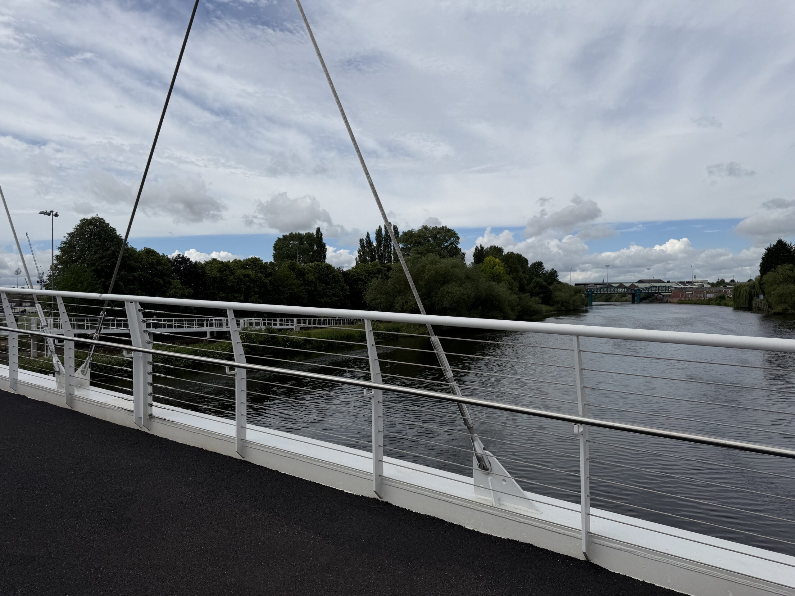 Waterside Bridge: First look at brand new River Trent footpath and cycling bridge now open IMG 4641 scaled