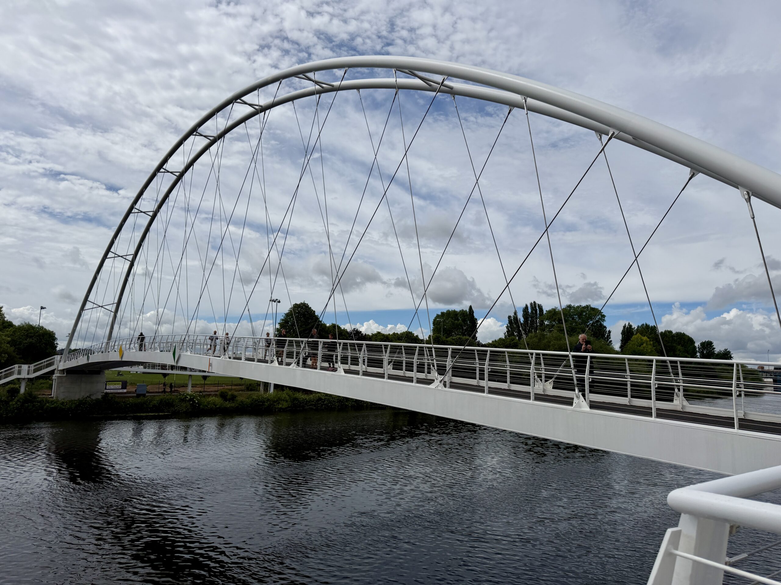 Waterside Bridge: First look at brand new River Trent footpath and cycling bridge now open IMG 4644 scaled