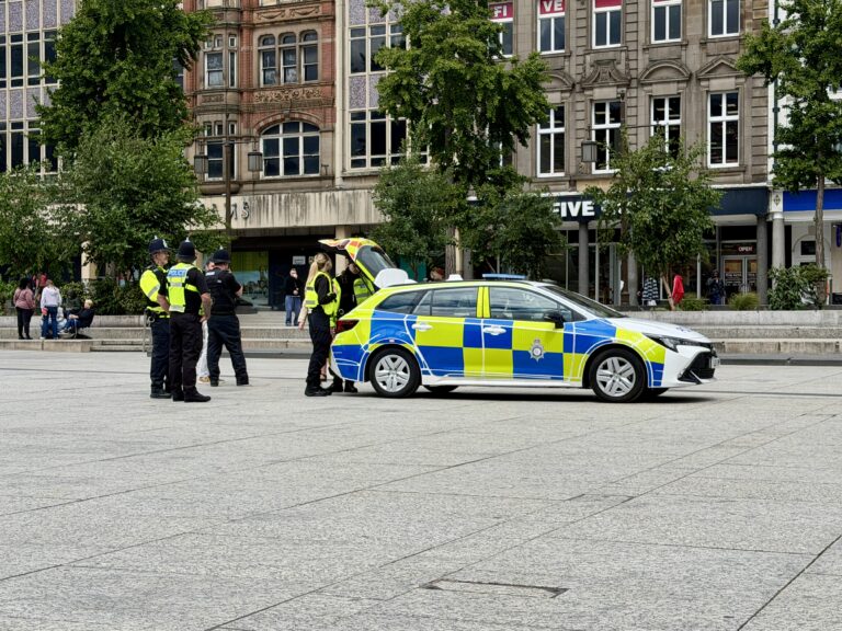 Police seize knives, suspected drugs and burner phone after Old Market Square arrests