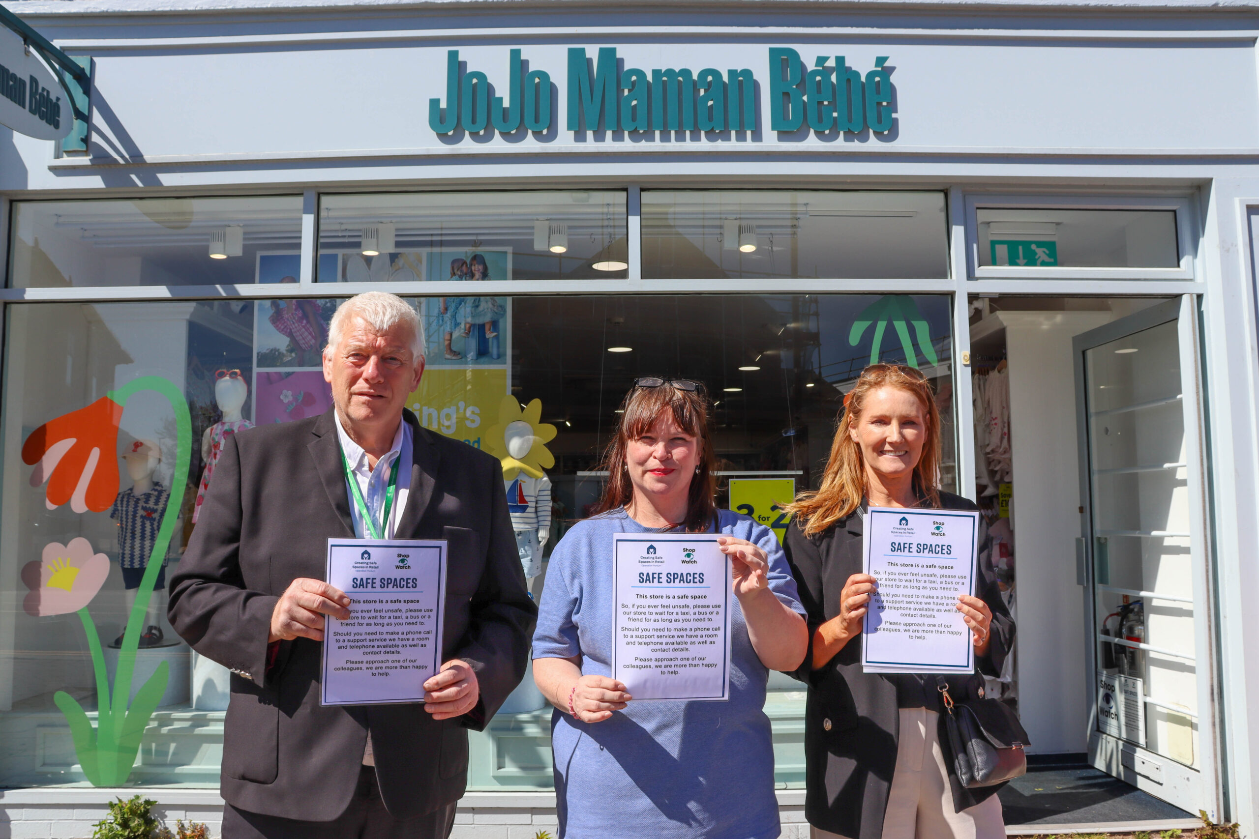 Safe Spaces for anyone seeking refuge available in West Bridgford, Bingham and Ruddington JoJo Maman Bebe in West Bridgford is also taking part and is proud to provide its store as a Safe Space scaled