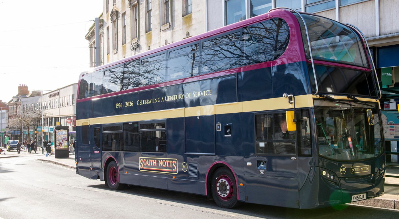 South Notts Centenary Celebratory Weekend Gotham and Ruddington NCT Commemorative Bus 641