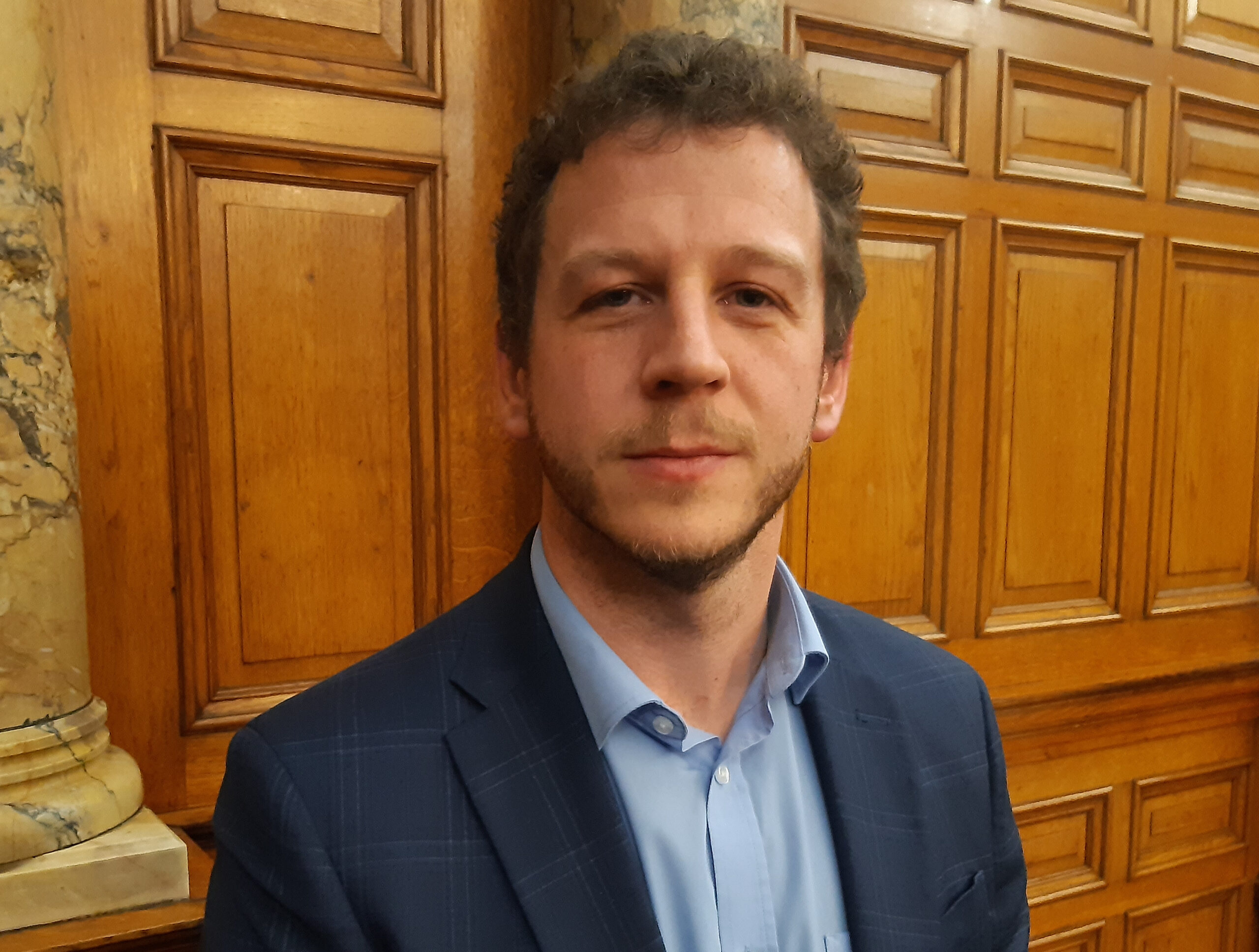 Pictured is Derbyshire County Cllr Alex Dale courtesy of LDR Jon Cooper scaled
