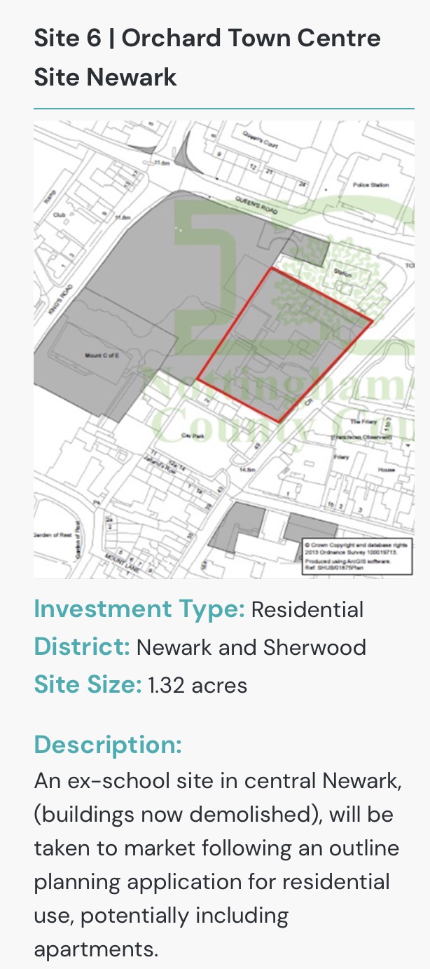 County council released £200m of land for homes development across these 10 Nottinghamshire sites Screenshot 2026 06 06 at 08.11.55