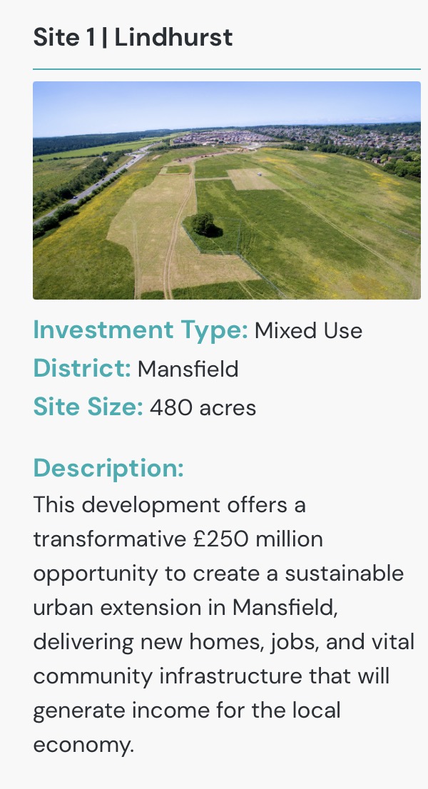 County council released £200m of land for homes development across these 10 Nottinghamshire sites Screenshot 2026 06 06 at 08.12.35