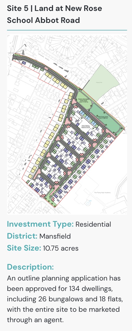 County council released £200m of land for homes development across these 10 Nottinghamshire sites Screenshot 2026 06 06 at 08.13.21