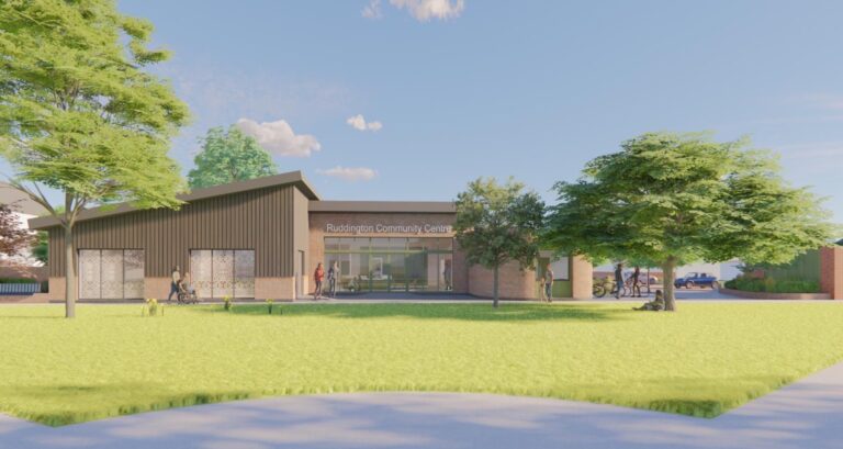 New Ruddington Community Centre plans include halls, parking and parish offices