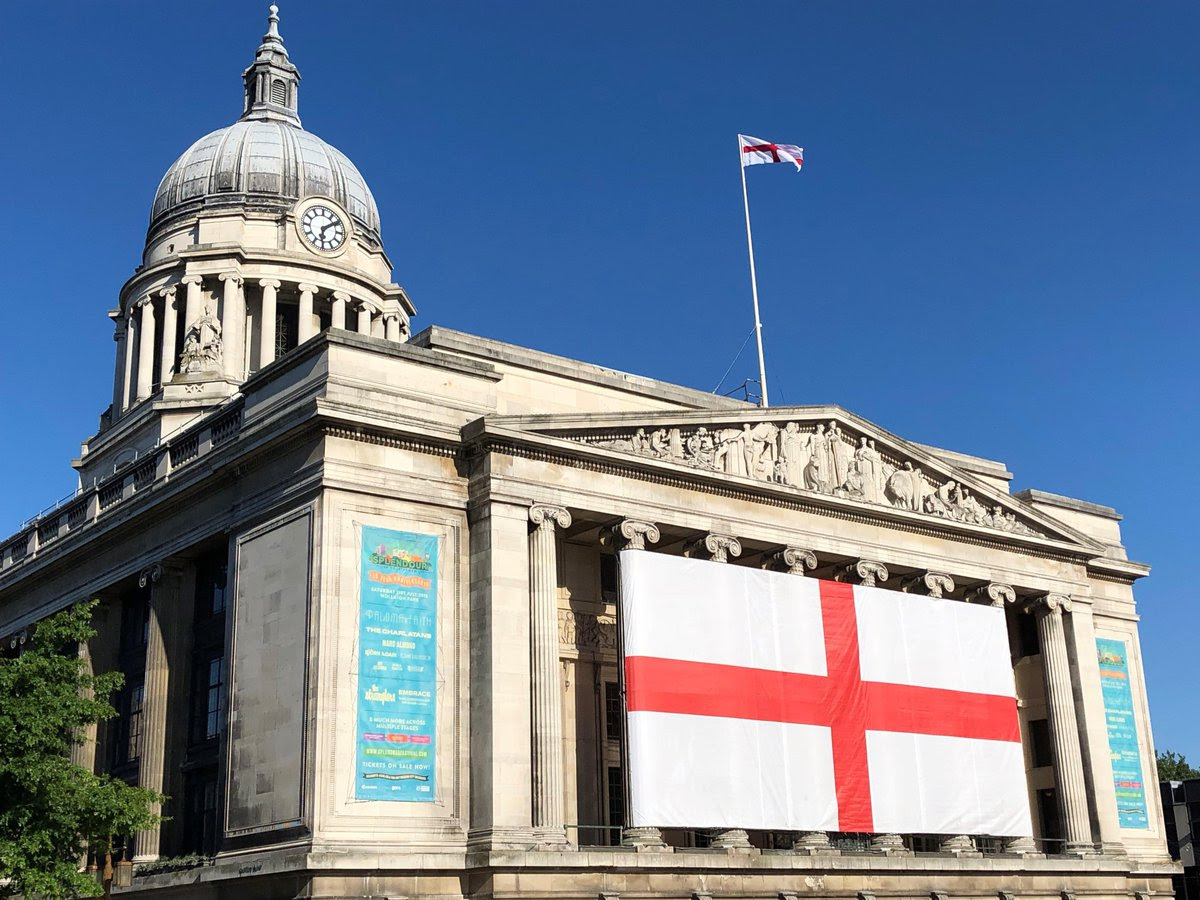 Massive England flag to be unveiled in Nottingham ahead of World Cup match unnamed 4 1