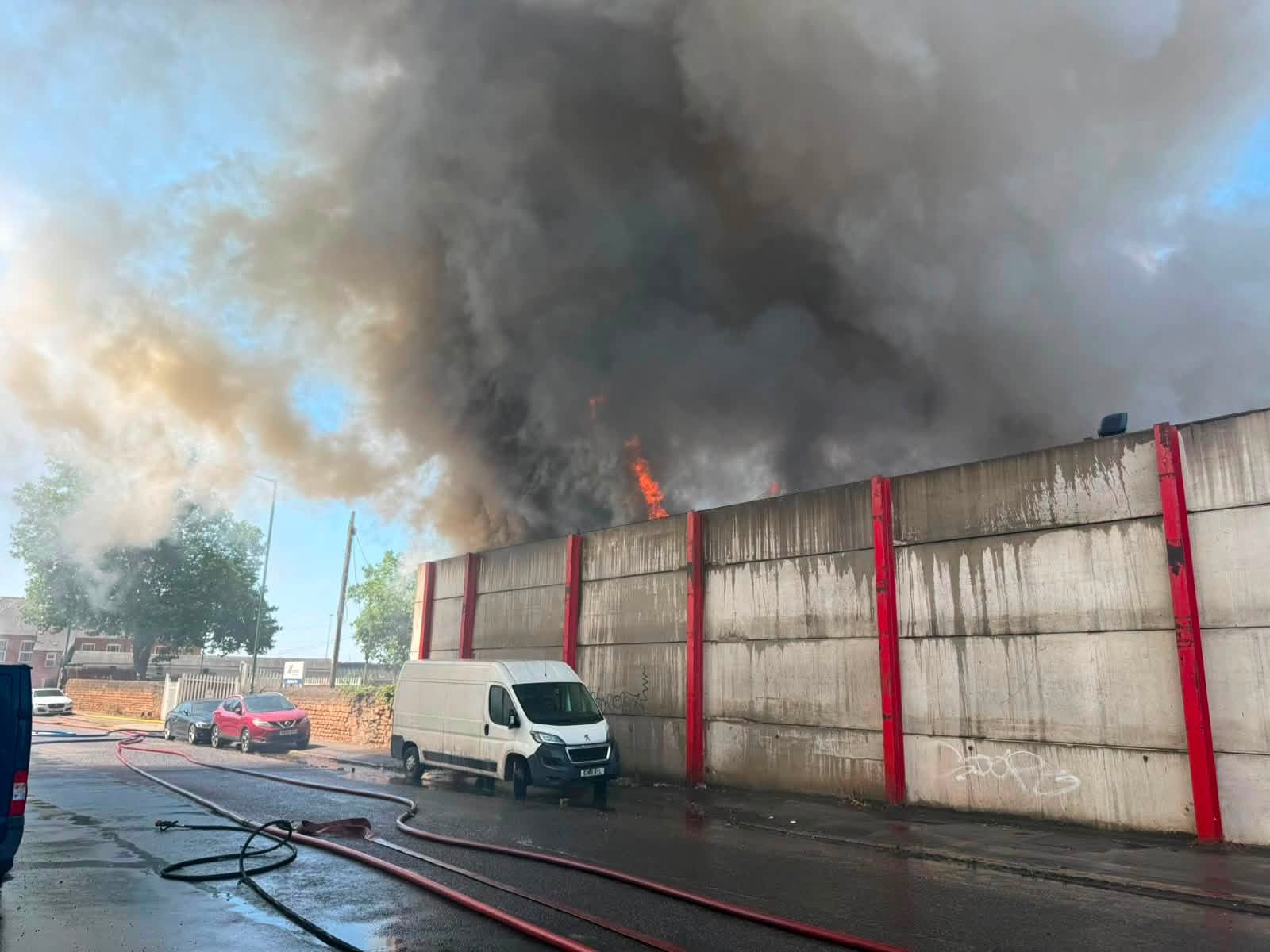 Pictures show extent of massive Basford scrapyard fire 741131271 1487921513369764 7289771538874700000 n