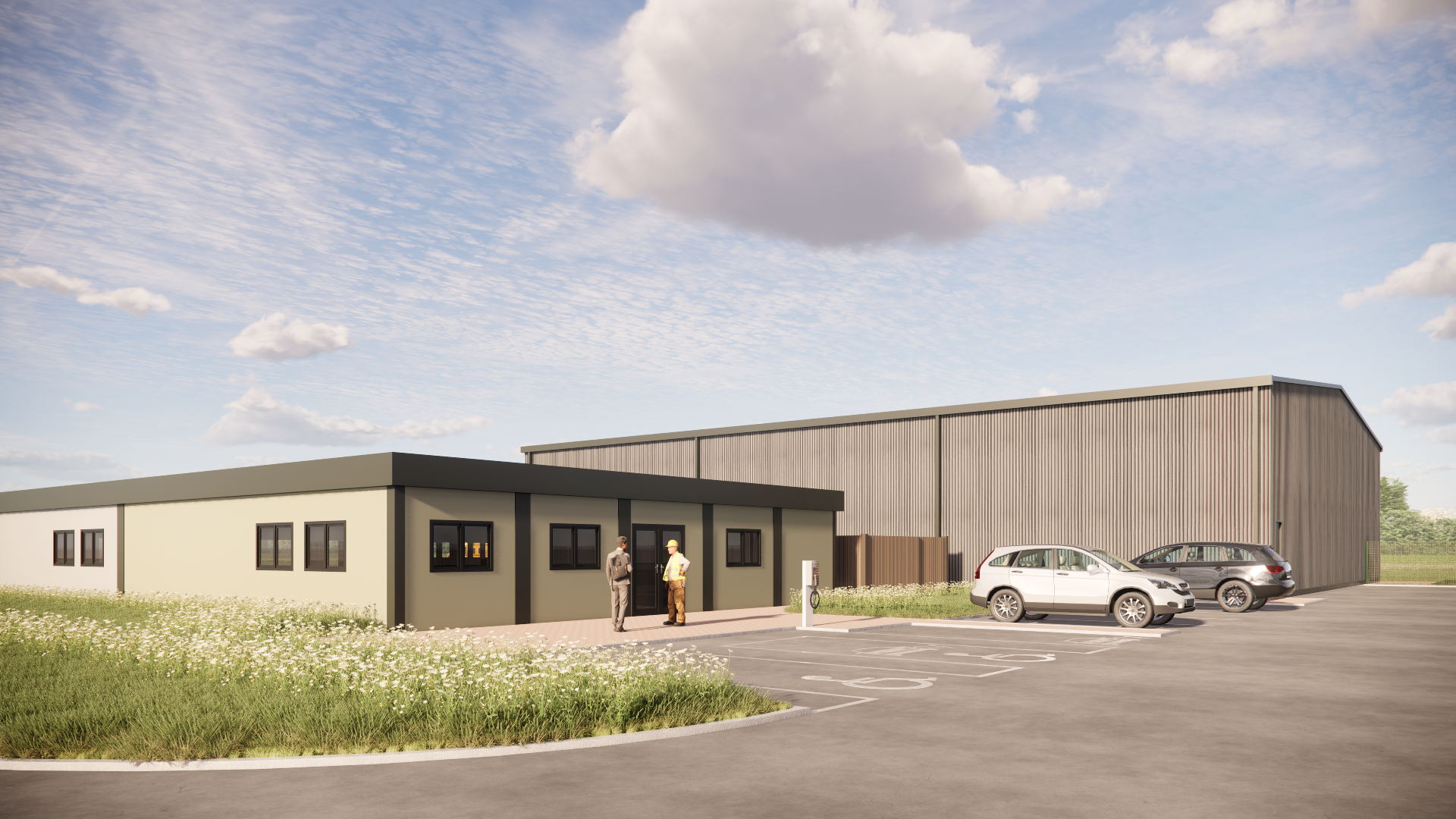 New £3.8m Lincs & Notts Air Ambulance airbase approved at Edwalton Artist impression of new base 2