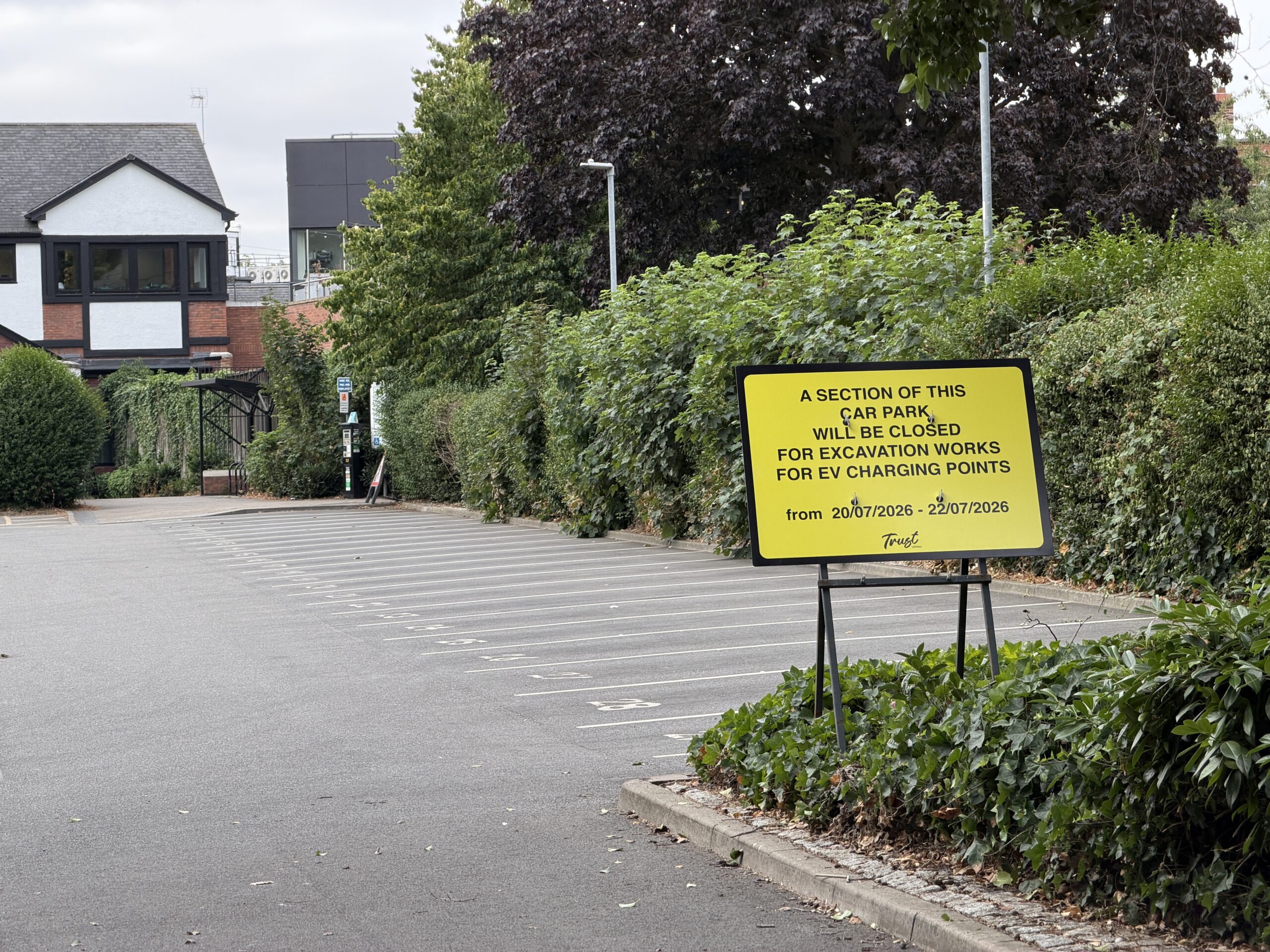 Work on new EV chargers at West Bridgford car park starts on Monday IMG 5193 scaled