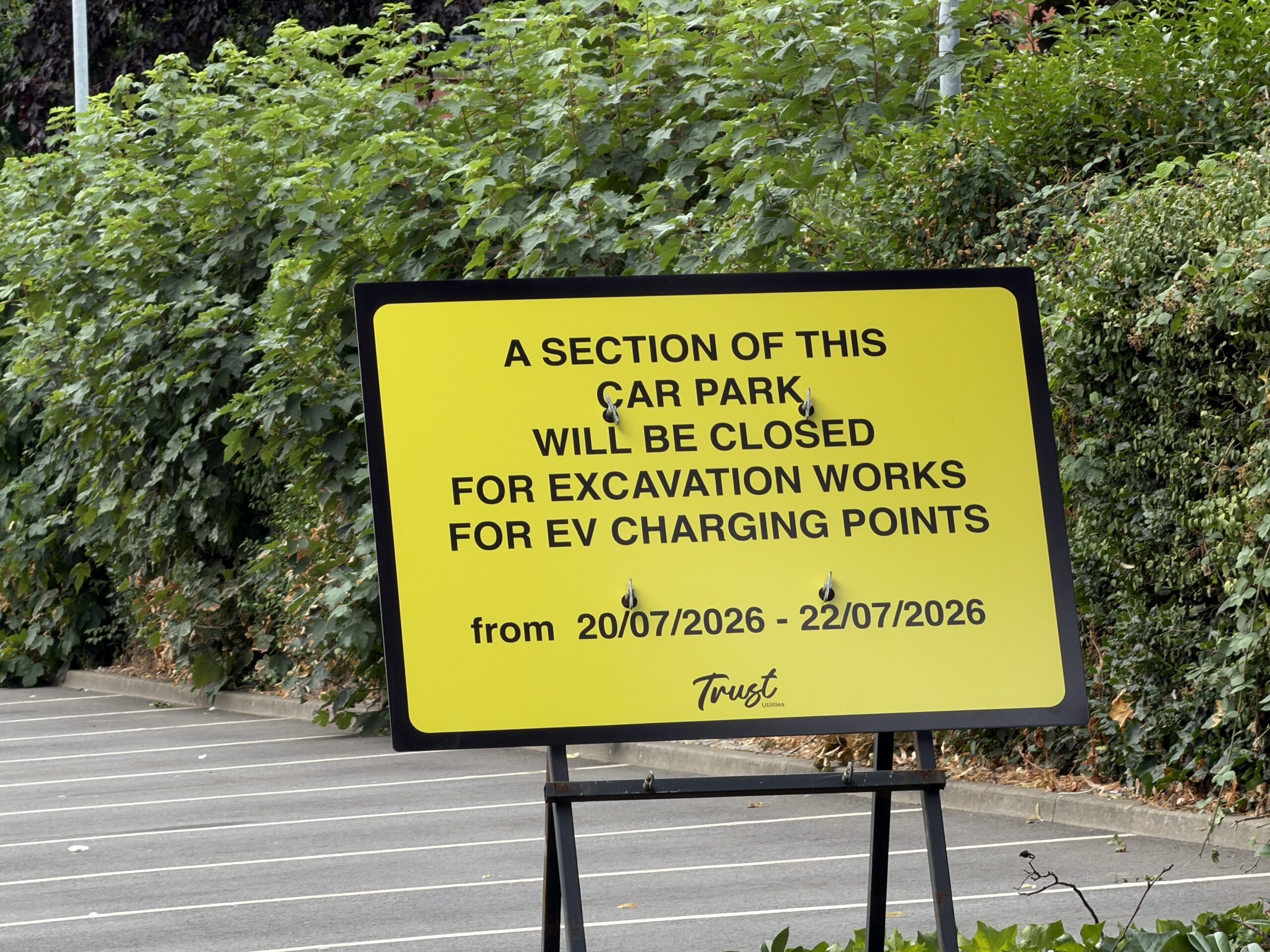 Work on new EV chargers at West Bridgford car park starts on Monday IMG 5194 scaled