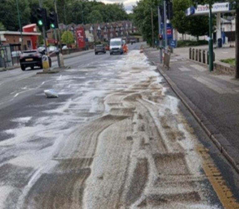 Updates: A610 to stay CLOSED until at least Friday after spillage