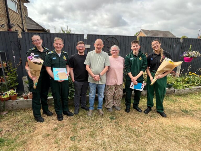 ‘They saved my life’: Nottingham man thanks ambulance team after blood sugar fell to 0.8