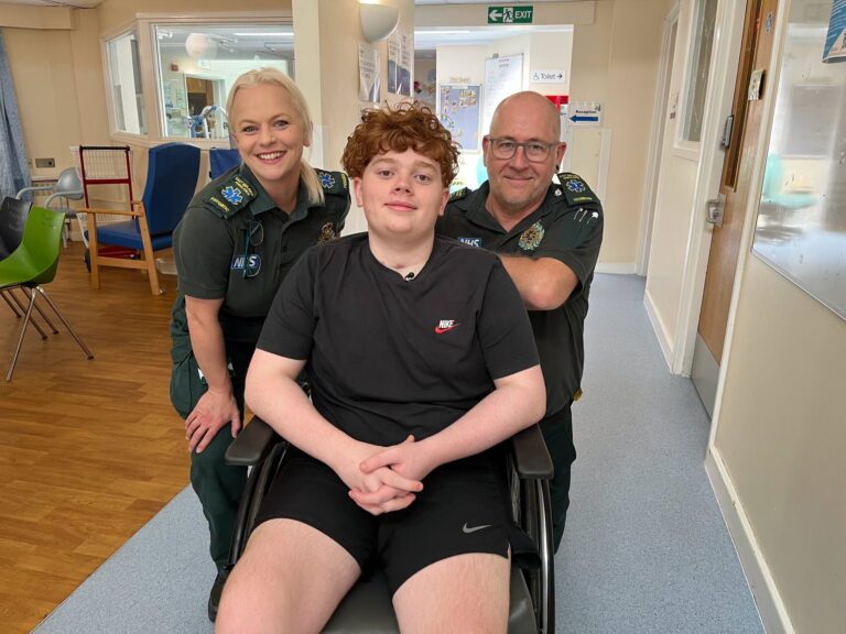 17-year-old Flynn meets emergency team four months after cardiac arrest