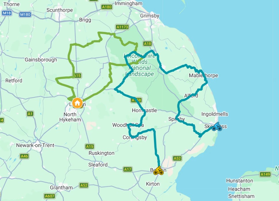 Lincolnshire: Full list of road closures during the Lloyds Tour of Britain Men’s cycling race A map of the Lincoln and Boston to Skegness routes. Graphic Lincolnshire County Council