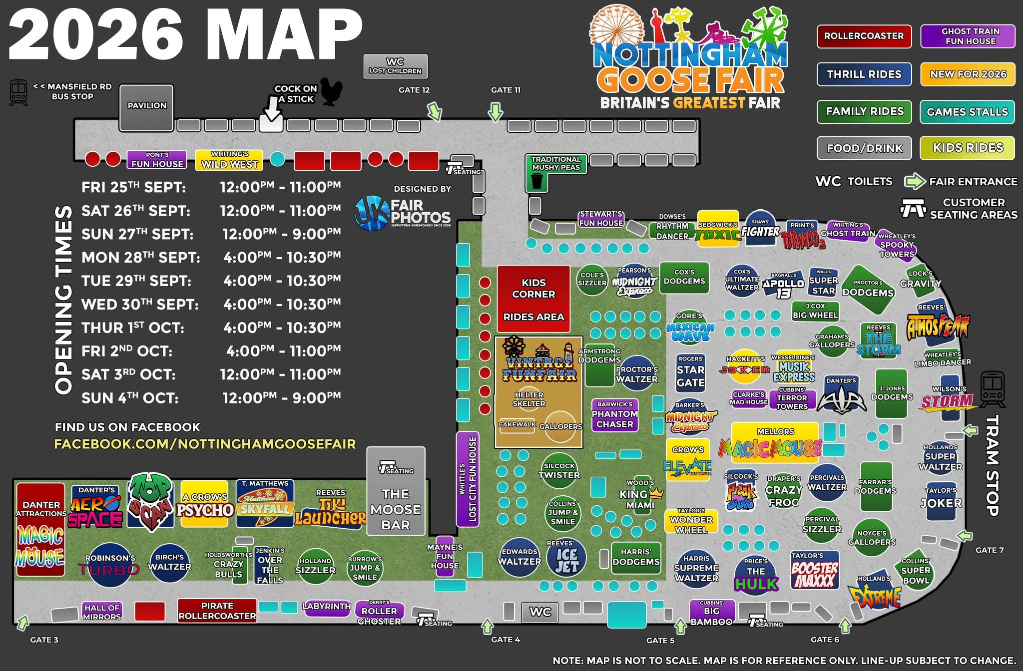 Goose Fair map released ahead of 10-day event 795359642 1828987038893046 4166232877101886809 n