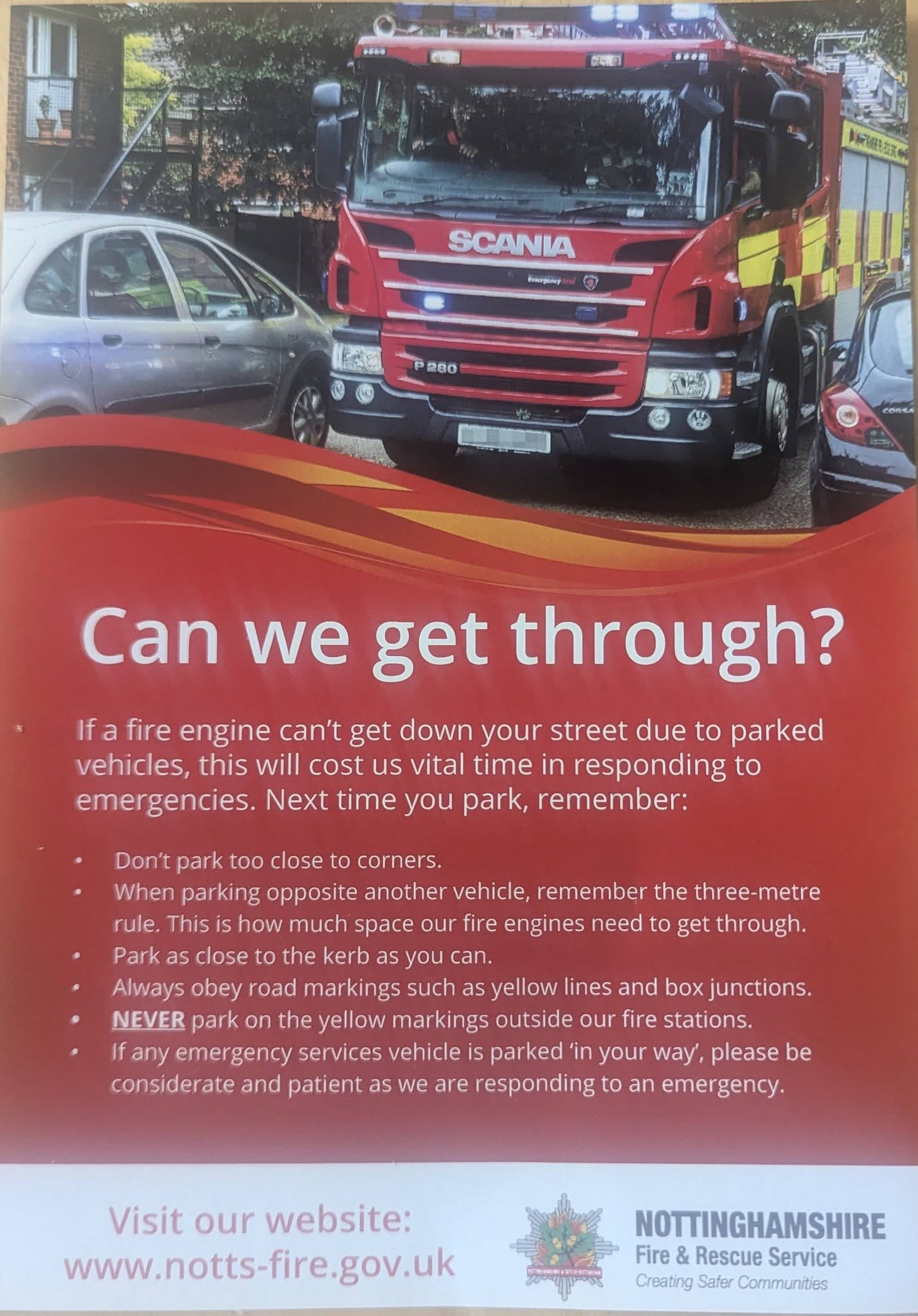 Bingham firefighters plea as parking outside station could delay emergency response 800122609 1714847717307909 8044397840226081 n