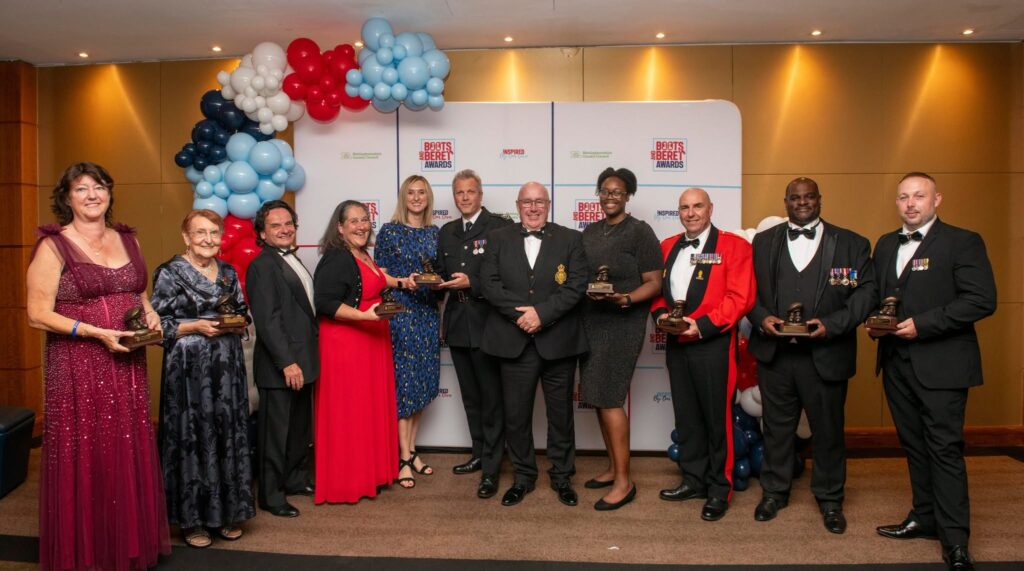 Nottinghamshire???s Armed Forces??? champions honoured at Boots and Beret 2026 Awards