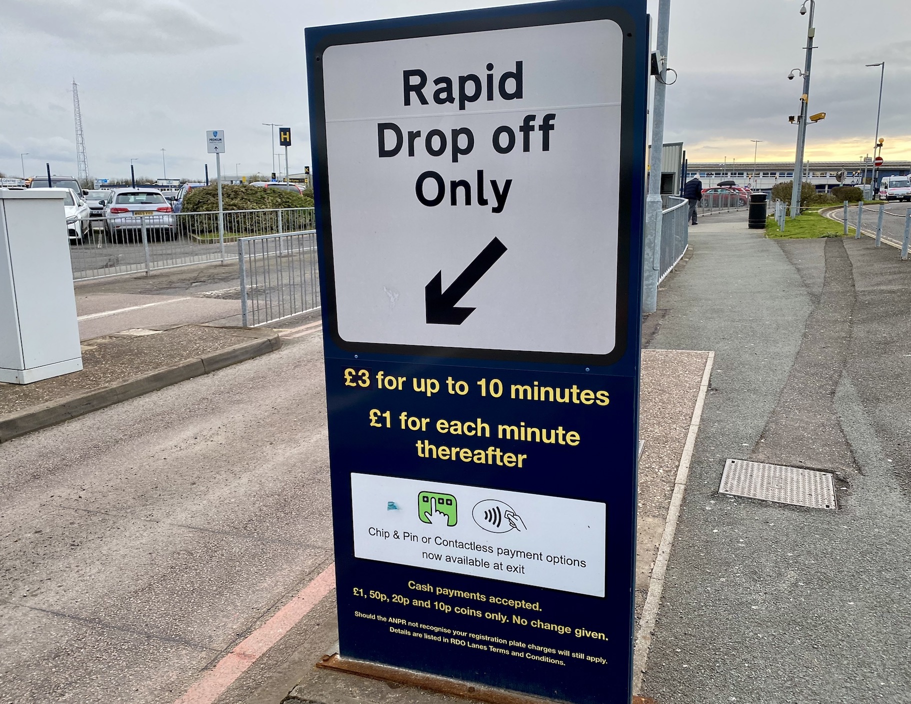 East Midlands Airport drop-off parking up 60% to £8 for five minutes less Screenshot 2026 09 28 at 15.33.16