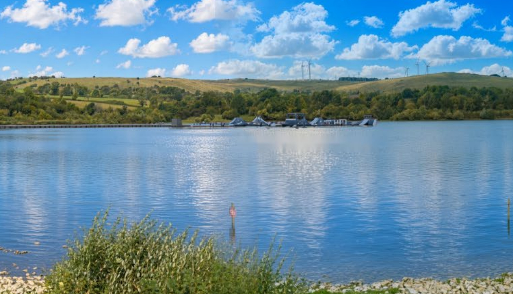 Carsington inflatable water obstacle course 2