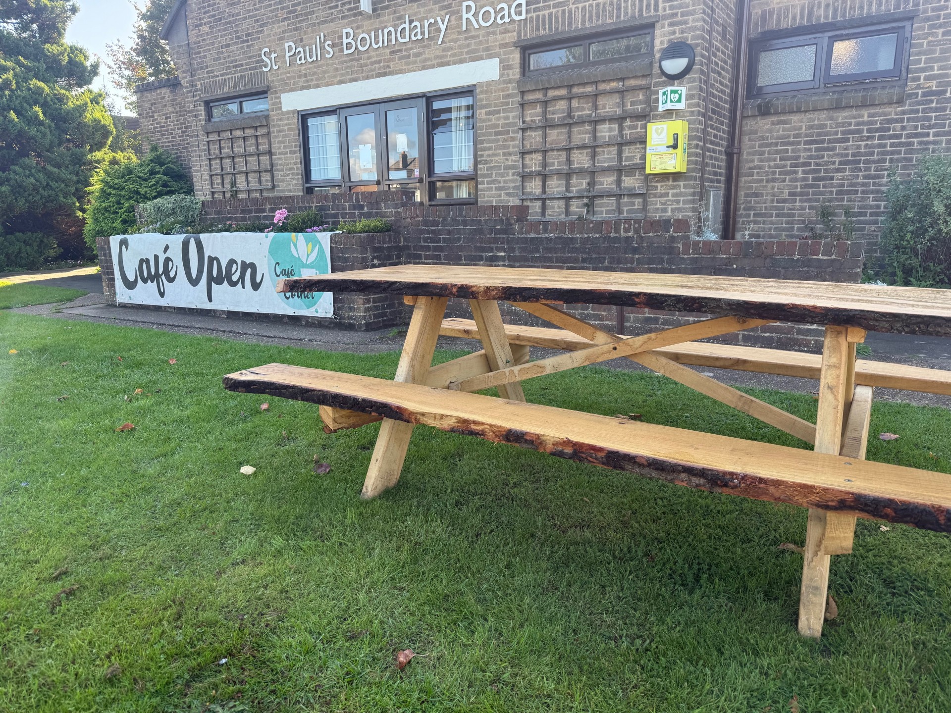 St Pauls bench donation National Highways