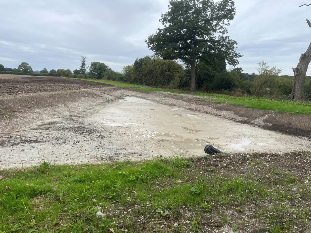 £130,000 nature-based scheme boosts flood protection in village kirklington pond small